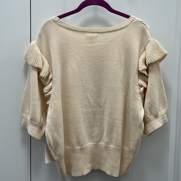 Beautiful Lauren Conrad Ruffle Sweater - Picture 3 of 3